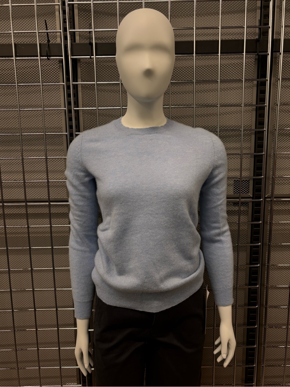 Sutton Studio Pastel Blue Crewneck Sweater